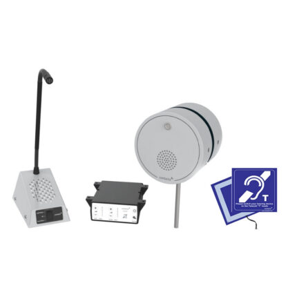 Contacta STS-K021 Window-Mounted Intercom Kit (Non-Ballistic Rated)