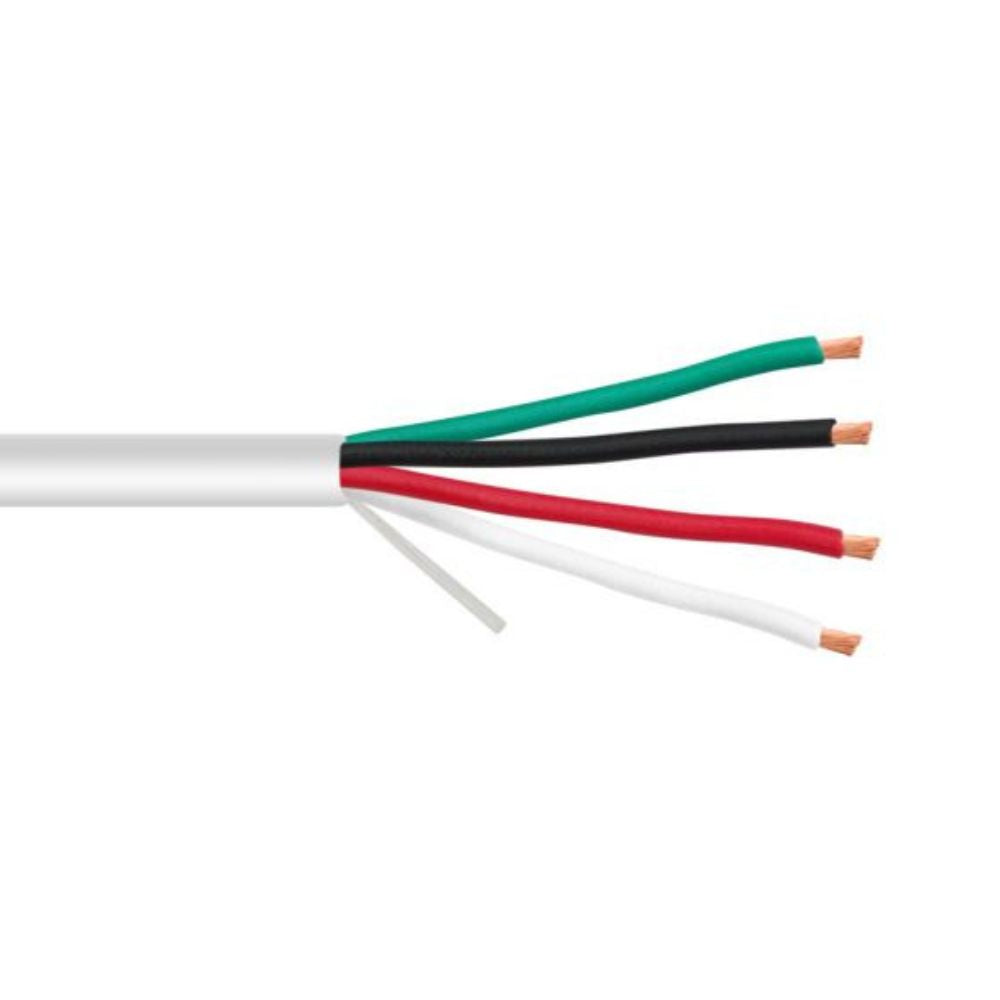 SCP-4C14-AWG-Unshielded-Multi-Purpose-Cable-Plenum_1-1.jpg SCP 4C/14 AWG Unshielded Multi-Purpose Cable Plenum-White (1000' Spool) | SCP-14/4P - Image 1