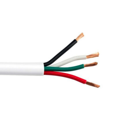 SCP 4C/18 AWG Unshielded Audio Cable PVC-White (1000' Box) | SCP-18/4-WT