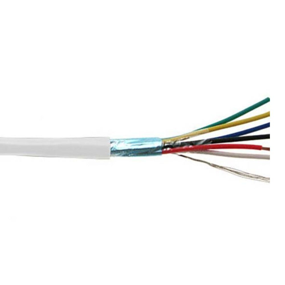 SCP-6C22-AWG-Shielded-Audio-Cable-PVC-White-1000-B-1.jpg SCP 6C/22 AWG Shielded Audio Cable PVC-White (1000' Box) | SCP-22/6SH-WT - Image 1