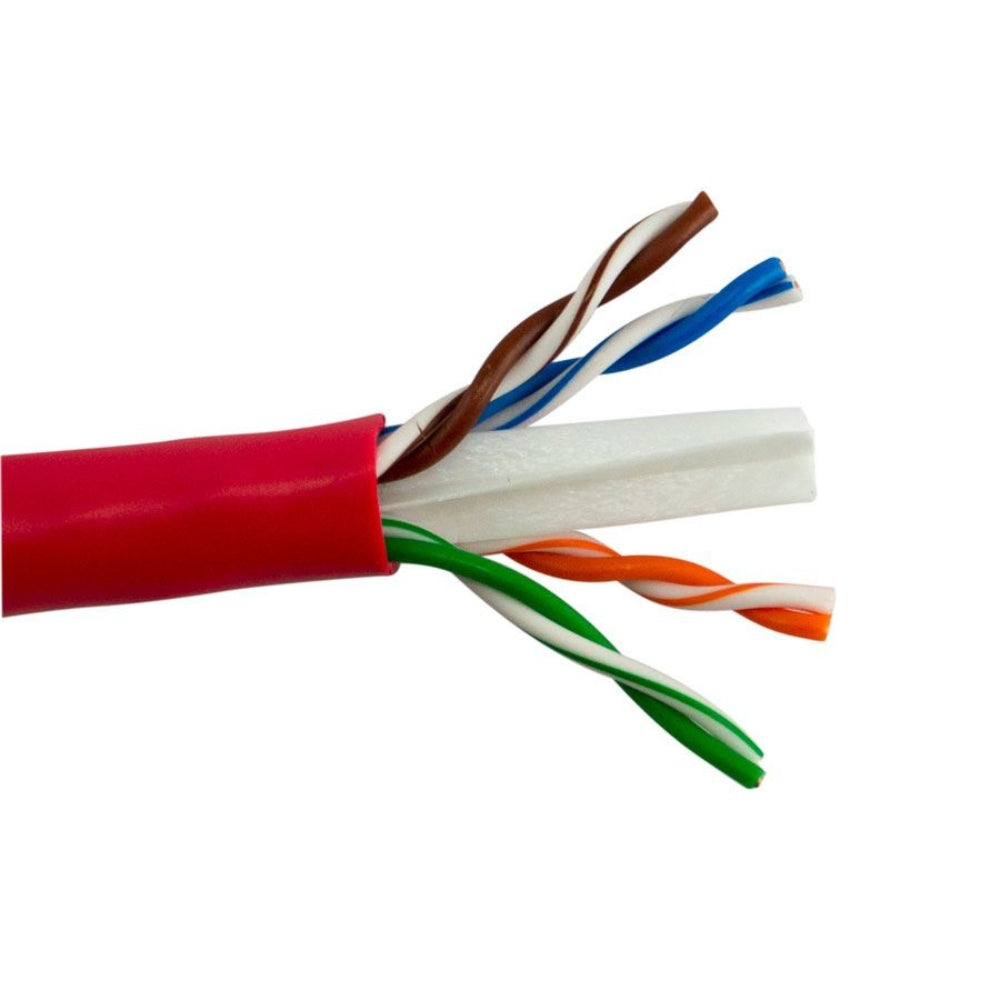 SCP-CAT6-Unshielded-HDBaseT-Enhanced-Cable-UV-Sun-_2-1.jpg SCP CAT6 Unshielded HDBaseT Enhanced Cable UV Sun Res PVC - Red (1000' Box) | SCP-HNCPROPLUS-RD - Image 1