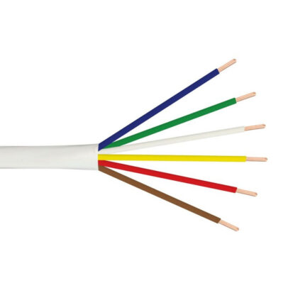 SCP Thermostat Cable LS-PVC - White (250' Spool) | SCP-18/6T-P-WT